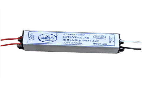 LED DRIVER (CV)-12V 3A (2835- 60L/M 10mtr) ECONOMY