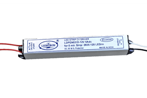 LED DRIVER (CV)-12V 5A (2835- 120L/M 5mtr) ECONOMY