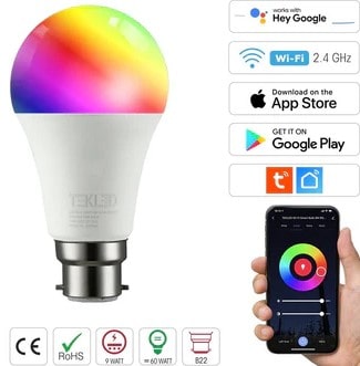 Smart Bulb with WiFi & App Connection - 12 Watt