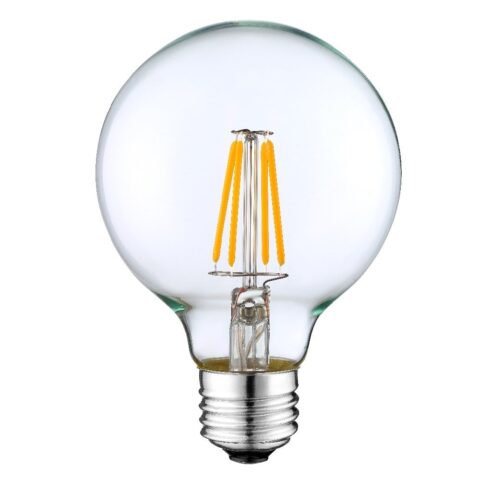 LED Filament Bulb - G 80 - 6 Watt